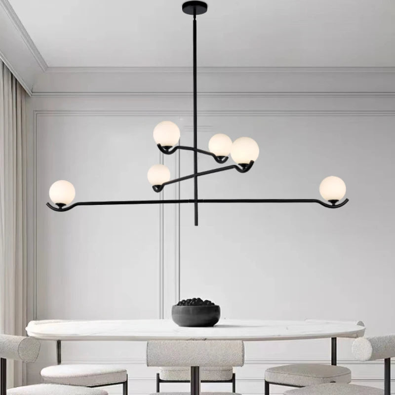 suspension moderne à led pour décoration intérieure élégante - vue 6 sur 6