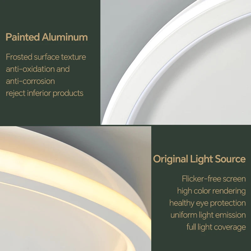 Moderne nordische LED-Deckenleuchte für die Innendekoration - vue 6 sur 12