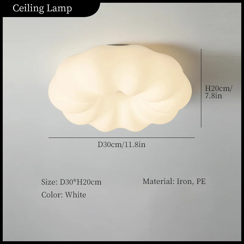 lustre moderne en forme de nuage pour décoration intérieure
