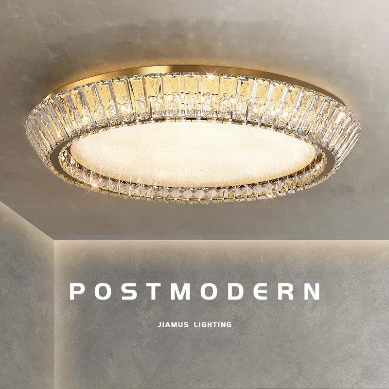 plafonnier en cristal de luxe pour décoration intérieure élégante - vue 3 sur 10