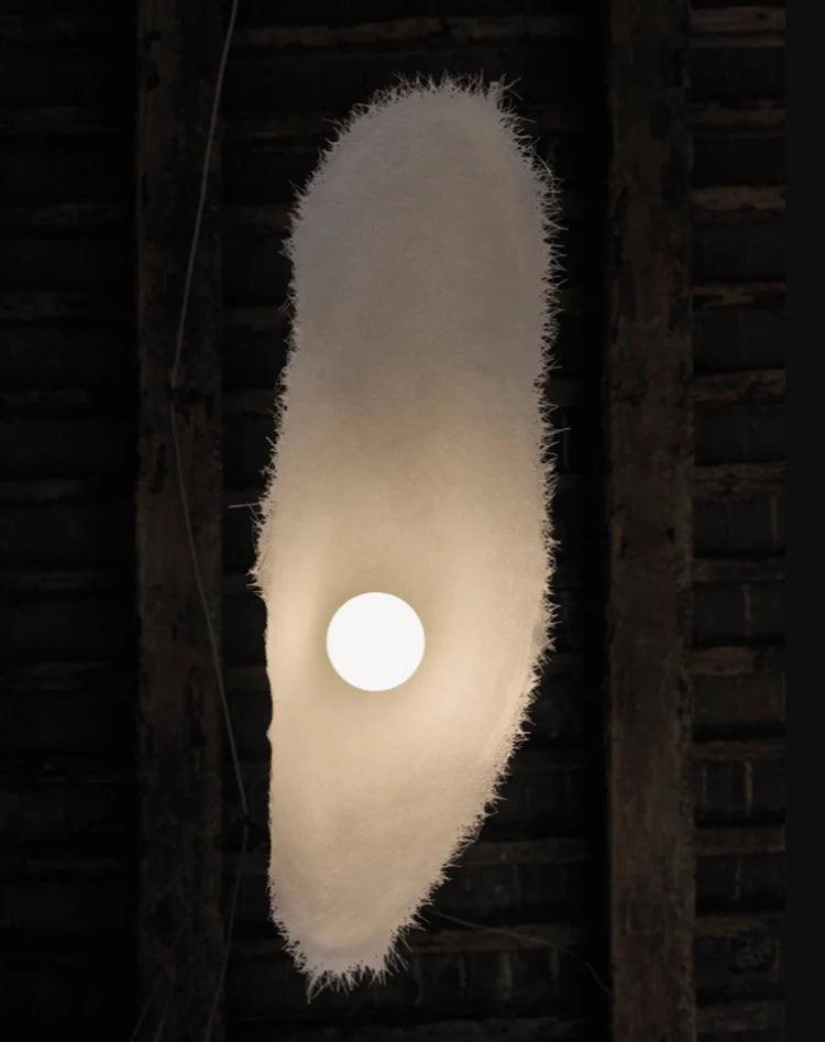 lustre led nordique wabi sabi pour décoration intérieure rétro - vue 7 sur 10