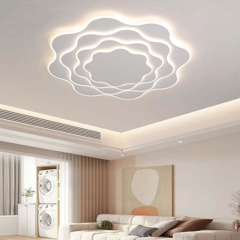 Plafonnier Fer acrylique lumières moderne LED salle à manger chambre Hall Bar lampes éclairage intérieur décor à la maison - vue 4 sur 10