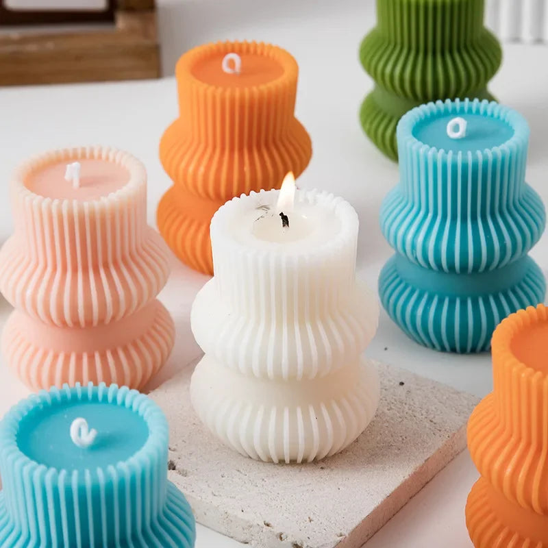 bougies parfumées décoratives personnalisées pour cadeaux invités - vue 2 sur 11