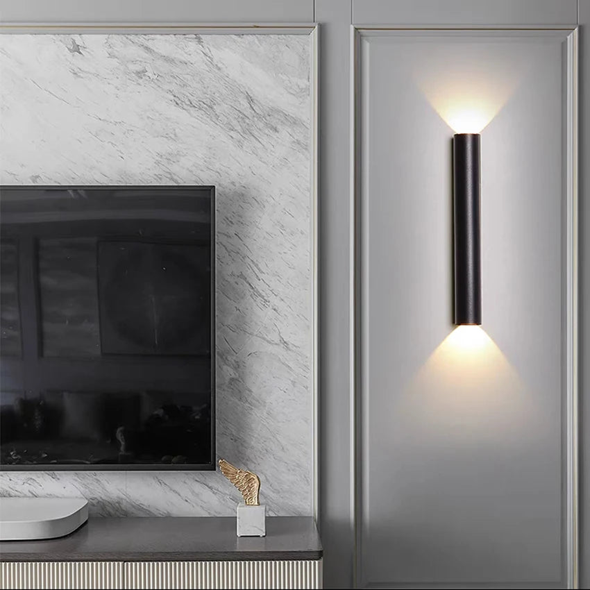 applique murale led en aluminium haut et bas au40 - vue 7 sur 8