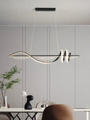 Moderner LED-Kronleuchter Pendelleuchte im minimalistischen Design für den Innenbereich