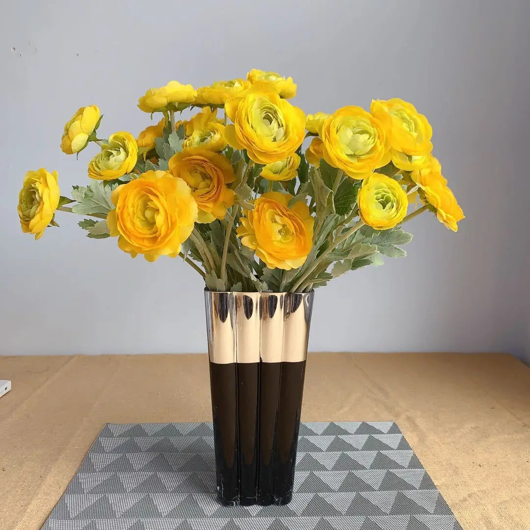 bouquet de fleurs artificielles en soie pour décoration et accessoires photo - vue 5 sur 12