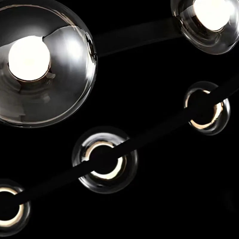 suspension en verre pour éclairage moderne et élégant - vue 6 sur 13