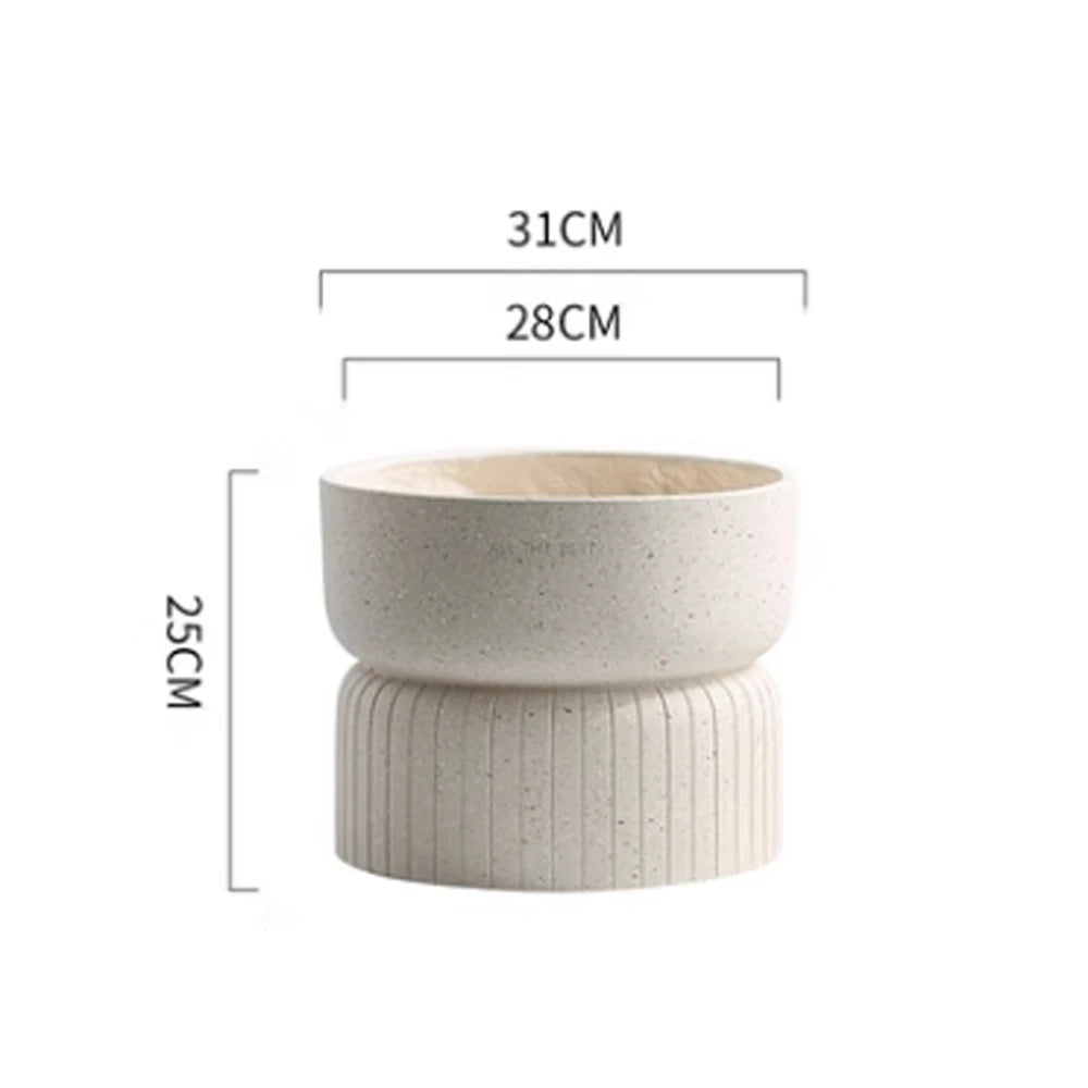 moule en silicone moderne pour pot de fleurs en béton léger et luxueux - vue 13 sur 22