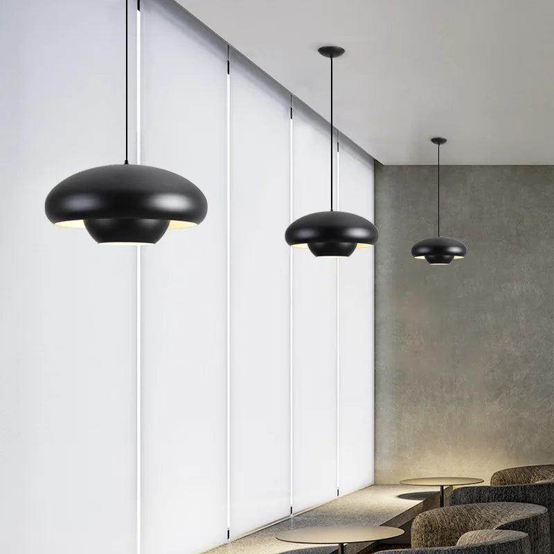 Suspension led nordique simple champignons pour la maison - vue 7 sur 10