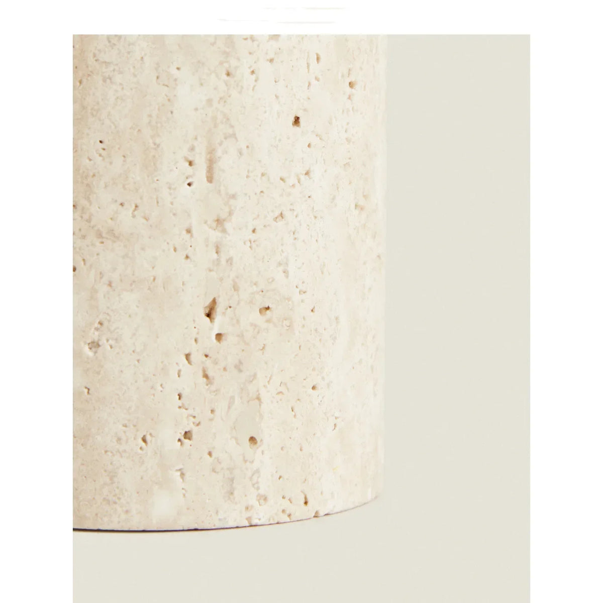 Wholesale Customized Natural Yellow Travertine Marble Stone Refillable Bathroom Liquid Dispenser, Lotions Soap Container - vue 5 sur 8