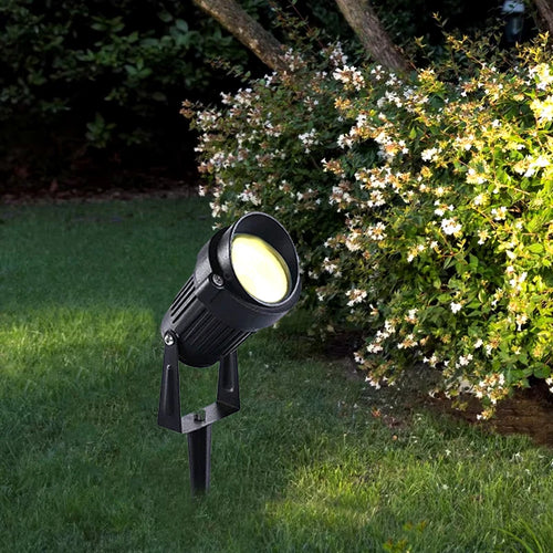 Wasserdichter LED-Strahler für Garten und Außenbeleuchtung - vue 4 sur 8