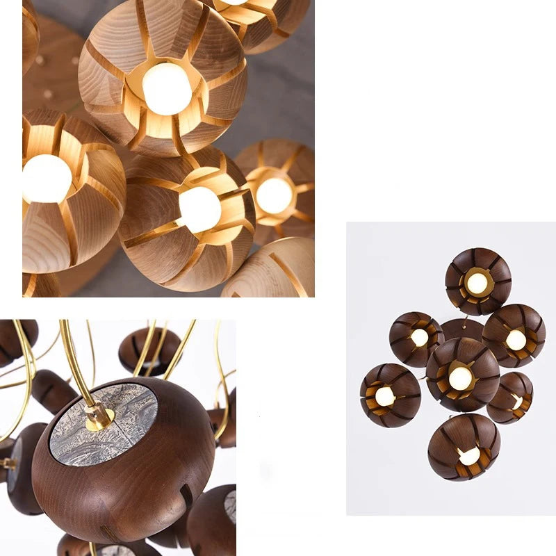 Lustre original design moderne luminaire décoratif d'intérieur - vue 7 sur 20