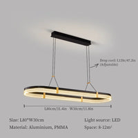 Moderne LED-Pendelleuchte für elegante Innendekoration