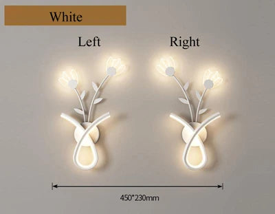 applique murale led style nordique lumière créative design moderne - vue 9 sur 12
