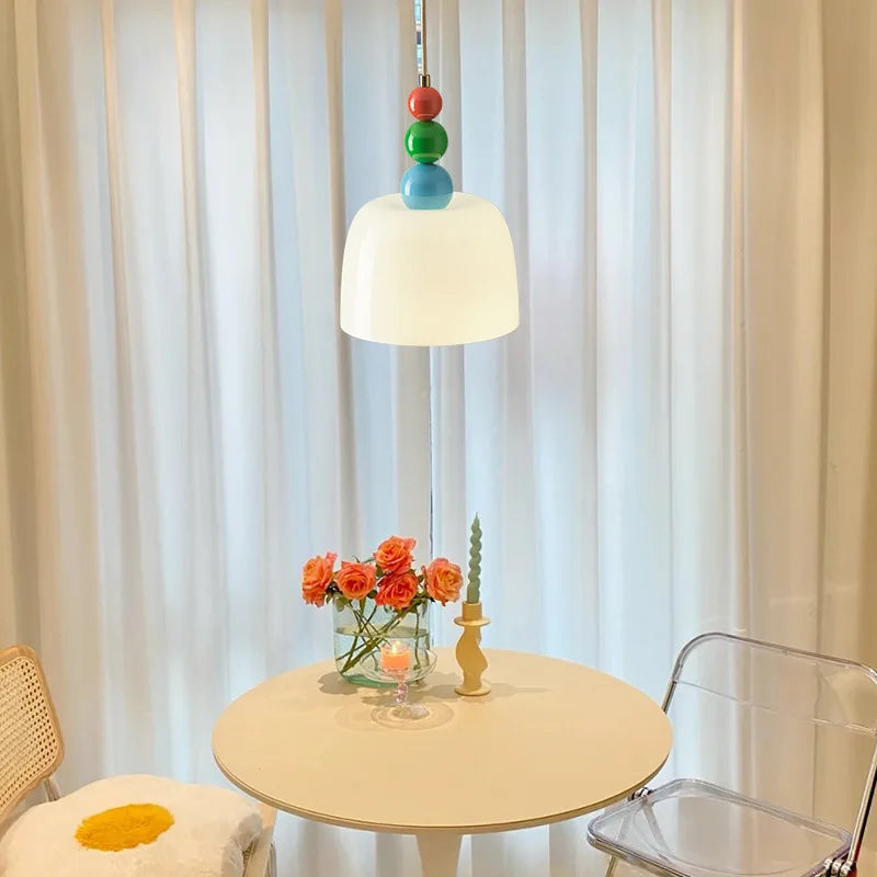 lustre créatif en verre pour une décoration nordique élégante - vue 4 sur 8