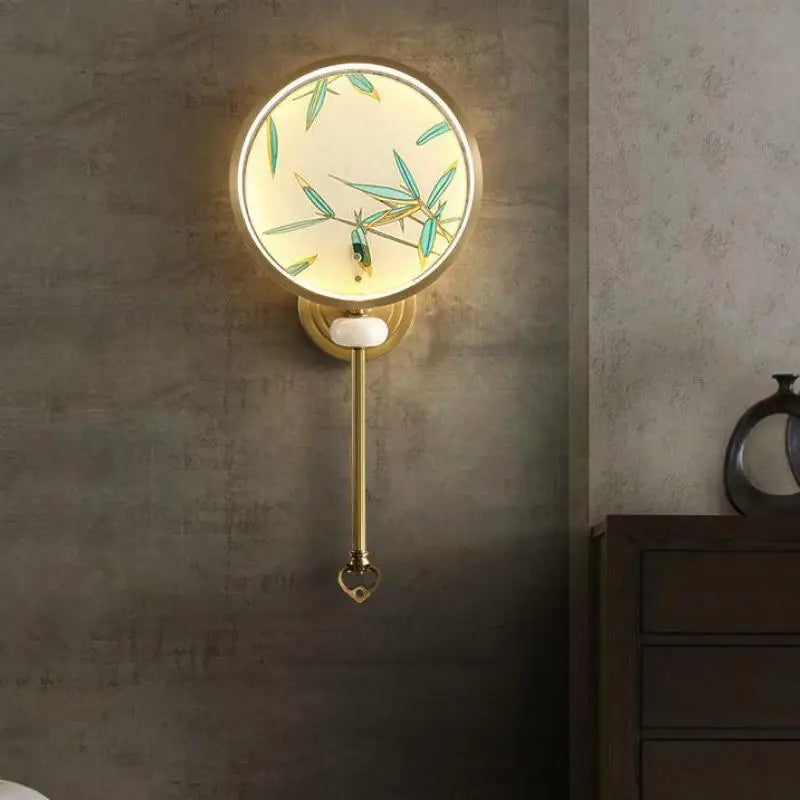 applique murale rétro en cuivre émaillé pour éclairage intérieur et extérieur - vue 8 sur 8
