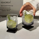 Verre cocktail carré design dégradé pour whisky jus
