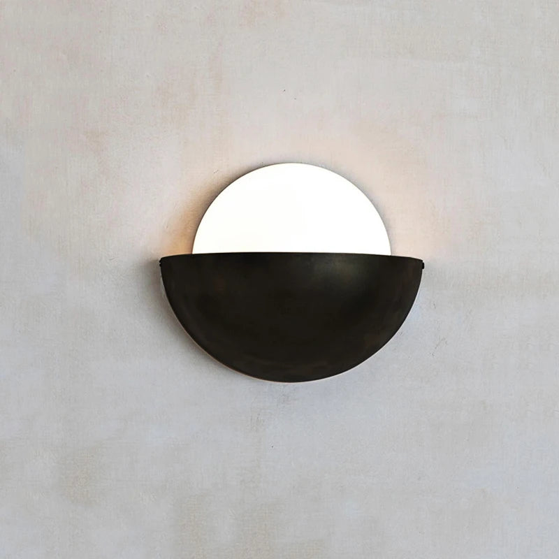 Applique murale Led rétro européenne dorée