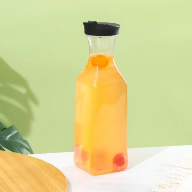 Carafe a jus plastique 1000ml avec couvercle refrigerateur