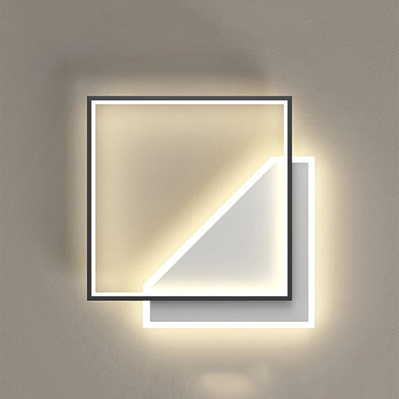 lustre led carré luxe moderne lotus art déco luminaire - vue 3 sur 8