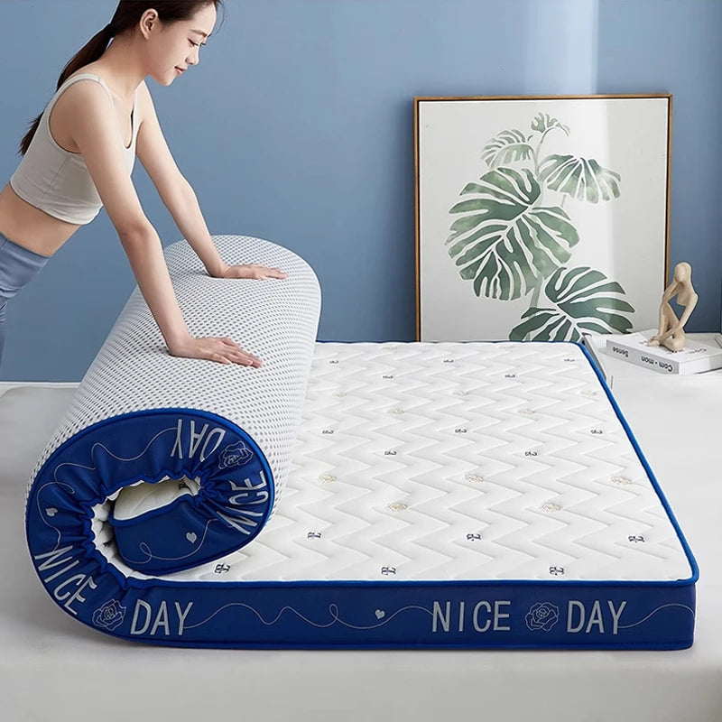 Matelas en mousse à mémoire de forme pliable épais et chaud