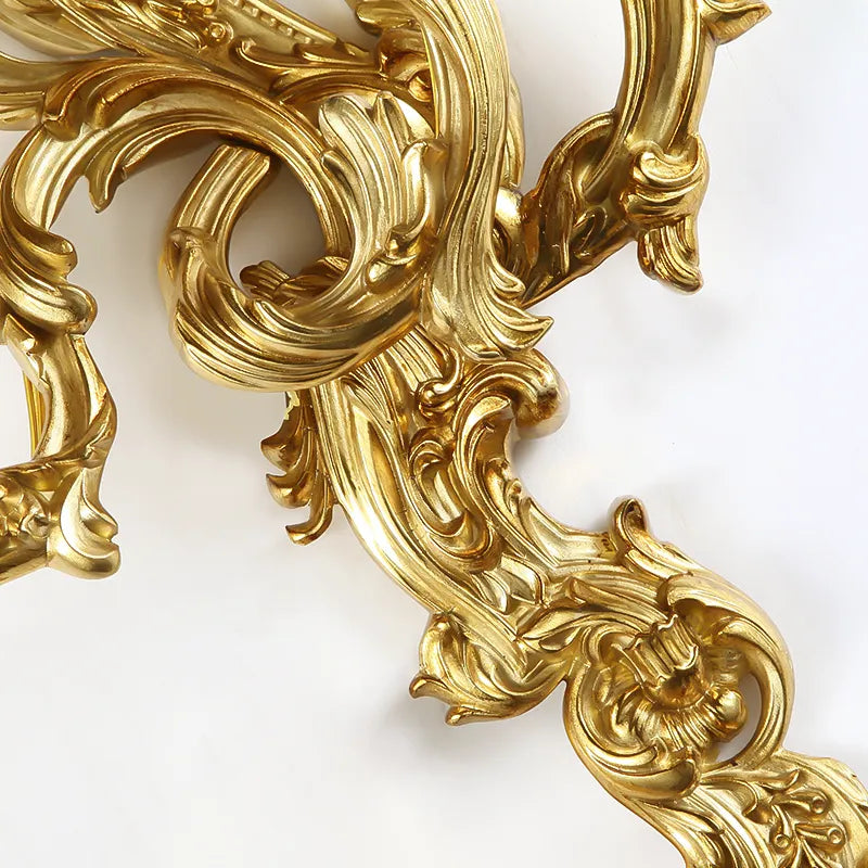 Applique murale royale luxe laiton antique cuivre - vue 7 sur 10
