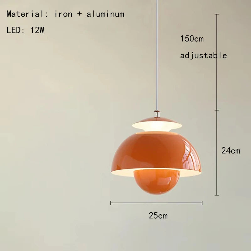 suspension moderne en métal pour intérieur design cordon réglable