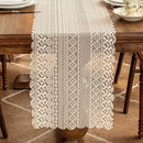 Chemin de table dentelle ajourée style vintage romantique