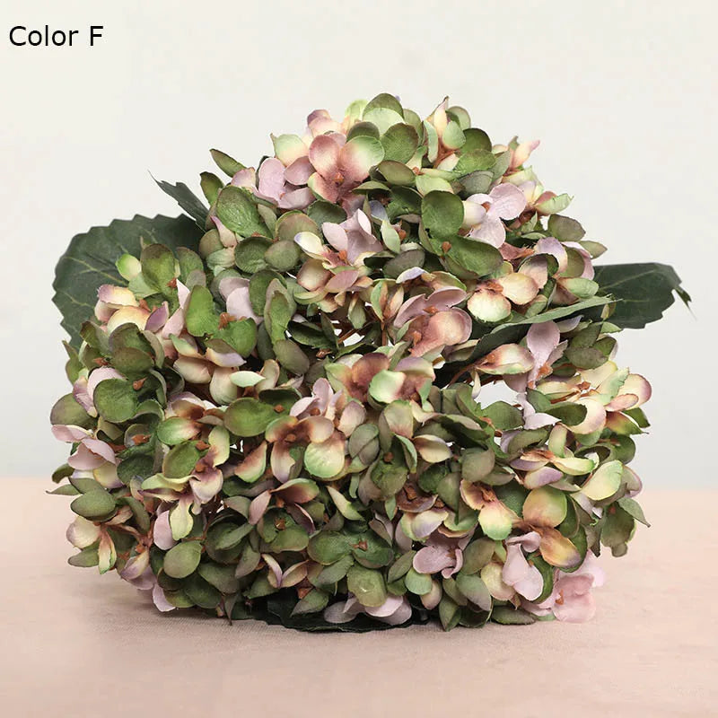 lot de 3 fleurs artificielles d'hortensia pour décoration de mariage - vue 9 sur 12