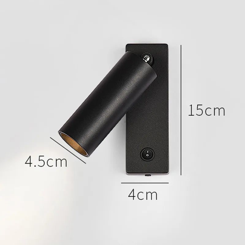 Applique murale avec spot cylindrique à LED directionnel - vue 5 sur 11