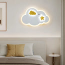 Moderne LED-Wandleuchte Mond minimalistisch mit USB-Ladegerät