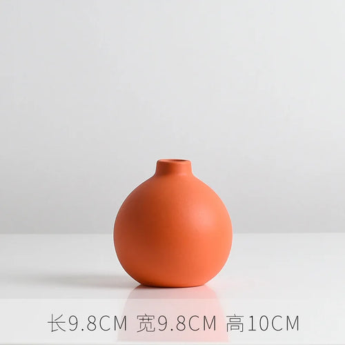 petit vase en céramique décoratif moderne pour fleurs - vue 8 sur 7