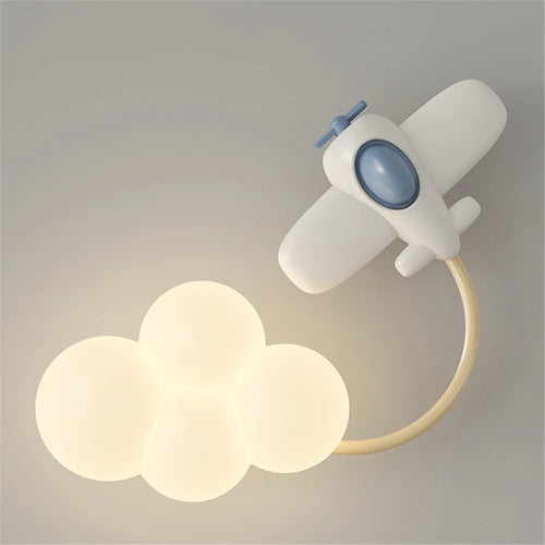 applique murale led avion pour enfants décorative et ludique - vue 6 sur 12