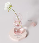 bougeoir en verre conique pour table de mariage et décoration nordique