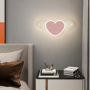 Fille enfant enfant chambre décor éclairage de nuit rose lapin appliques intérieur maison lapin bébé chambre belle bande dessinée lampe à LED