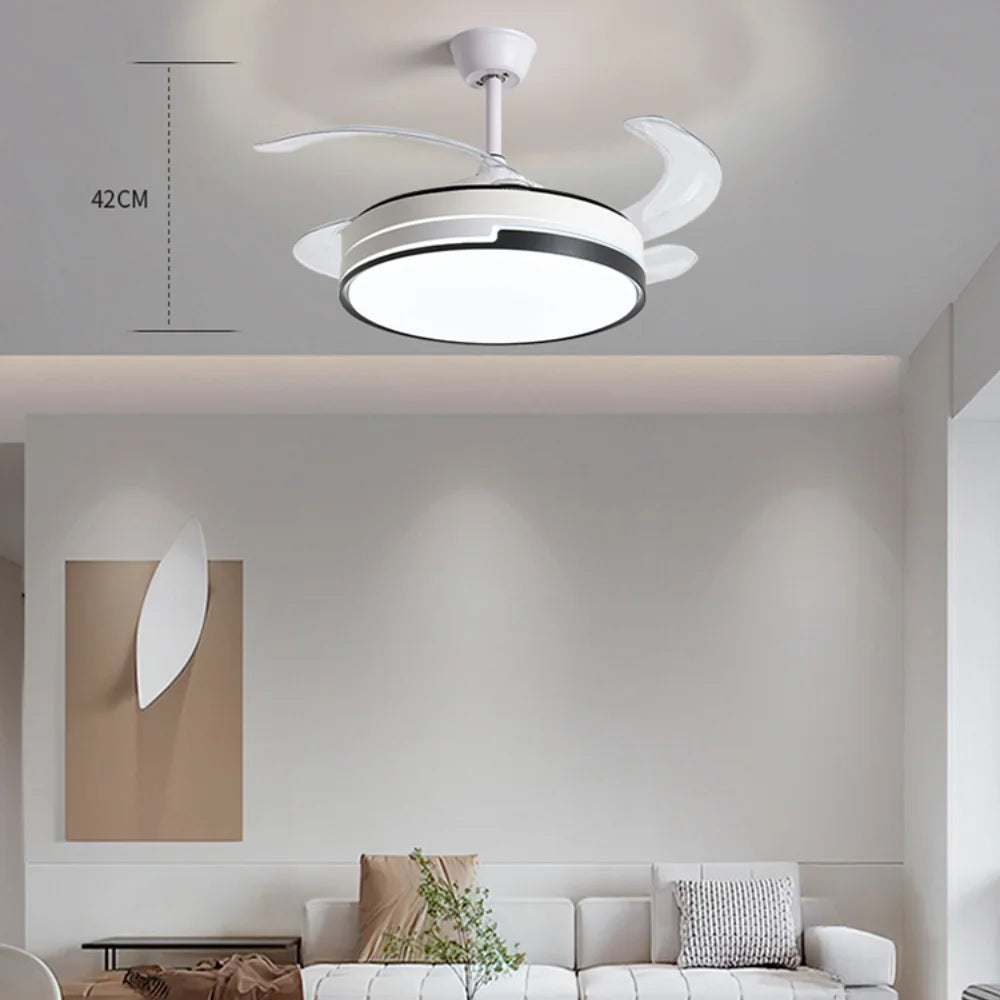 ventilateur led invisible moderne pour décoration intérieure élégante - vue 5 sur 10