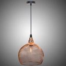 Nordique Restaurant Bar éclairage salon passerelle rétro or Rose Cage à oiseaux luminaire créatif moderne Simple lustre