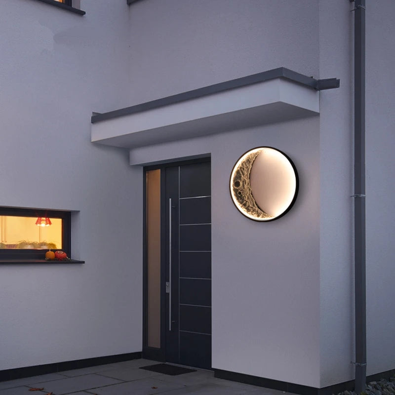 applique murale extérieure moderne à led imperméable pour jardin et villa - vue 7 sur 10