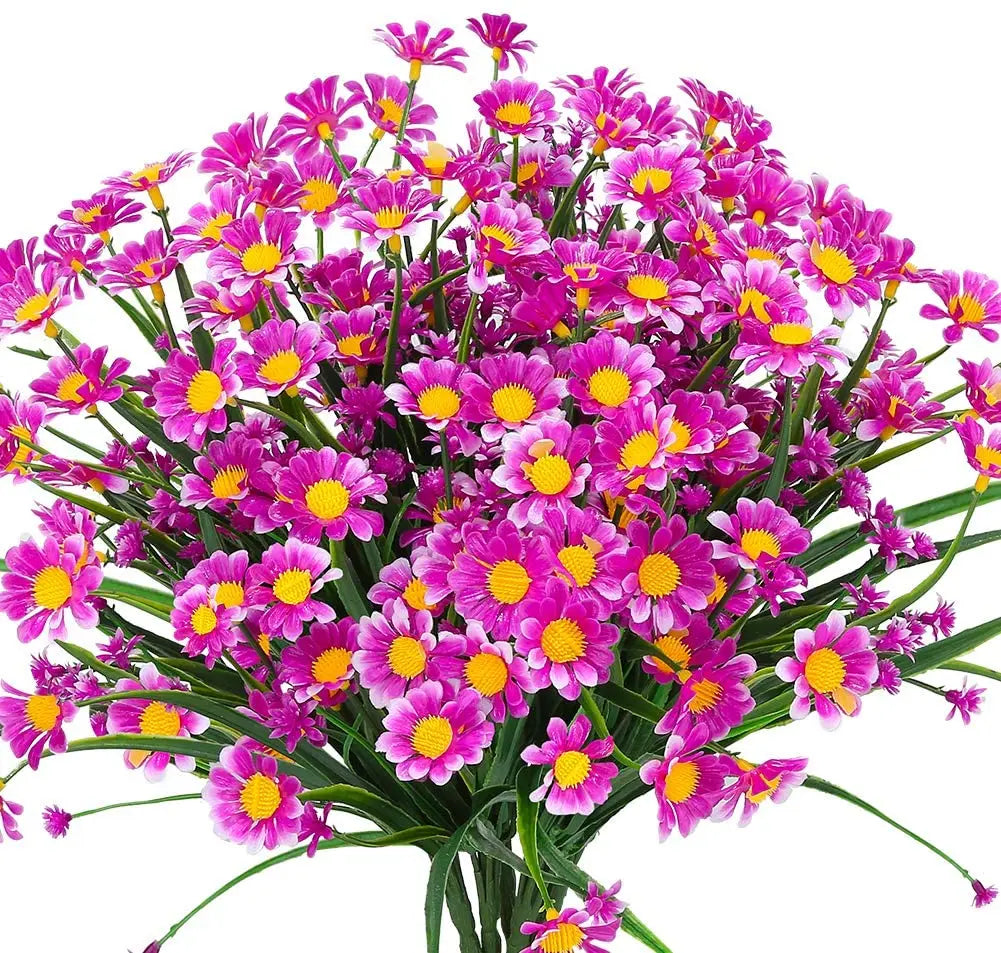 marguerites artificielles résistantes aux uv pour décoration extérieure et intérieure - vue 12 sur 12
