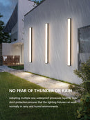 applique murale led moderne étanche pour extérieur jardin