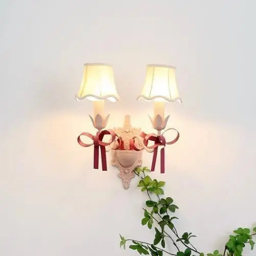lustre mignon pour enfants éclairage suspendu avec nœud décoratif - vue 11 sur 14