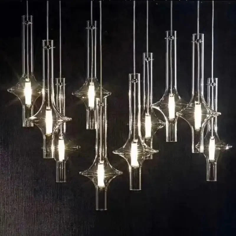 suspension en verre design nordique moderne pour décoration intérieure - vue 5 sur 10