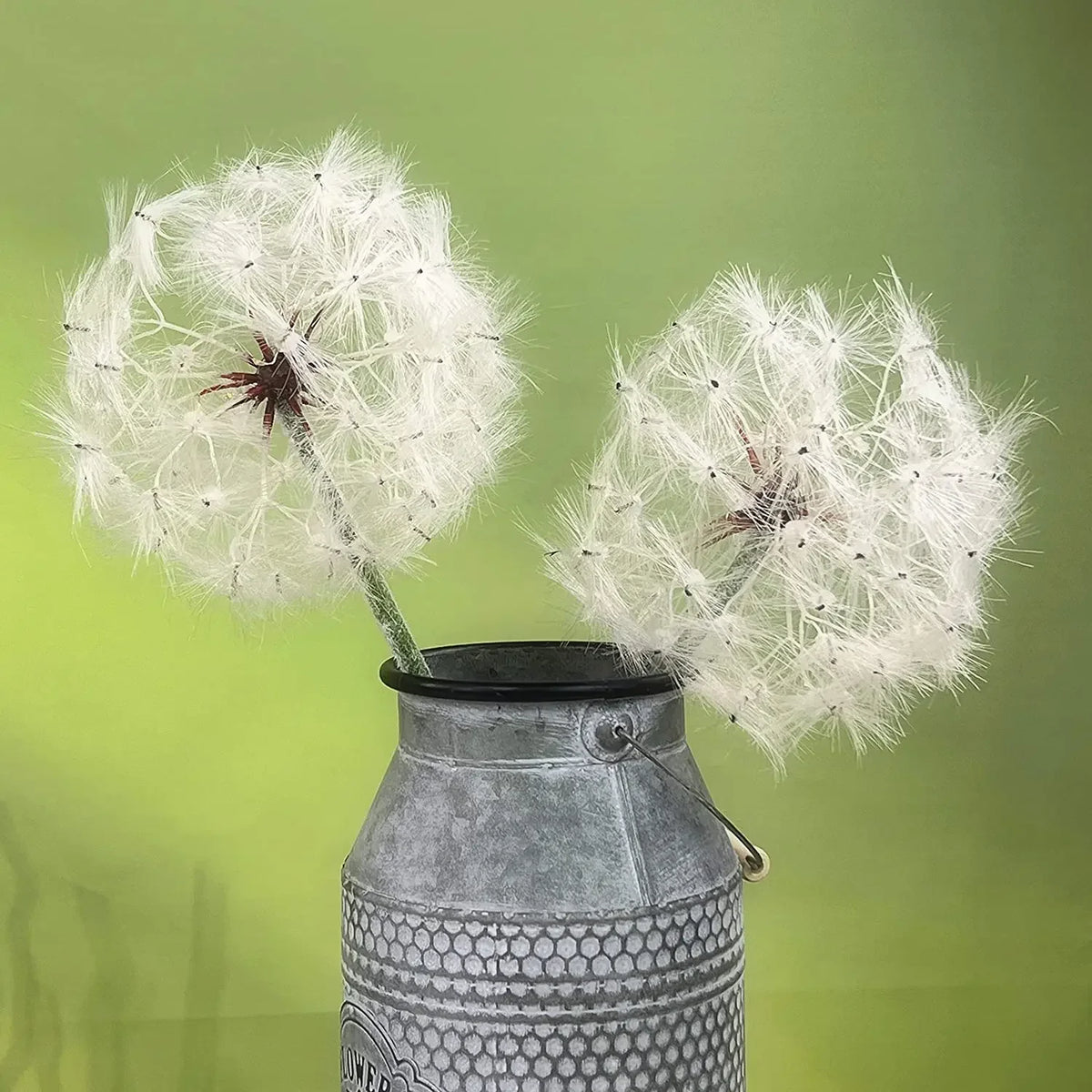 (2 Pcs)Artificial Dandelion Flower, Giant Faux Dandelion Flowers Artificial Dandelion Flowers for Home Decoration