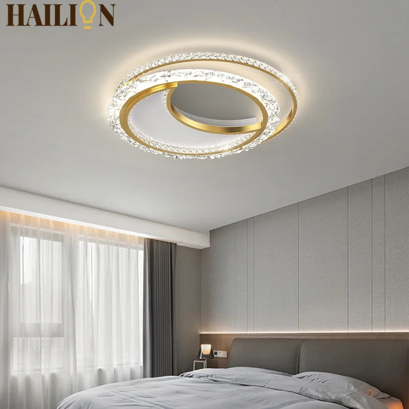 Plafond moderne à LEDs lampe lustre de luxe pour salon salle à manger chambre cuisine réglable décor à la maison luminaire - vue 3 sur 21