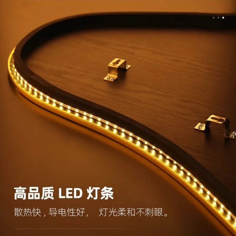 LED-Wandleuchte Mond mit hochwertigem Gemälde, hängend - vue 5 sur 9