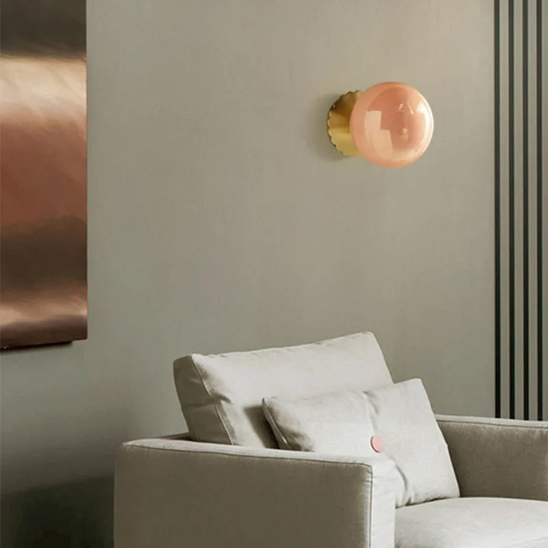 applique murale luxe design américain en verre moderne décoratif