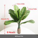 bananier tropical artificiel en pot pour décoration intérieure et extérieure