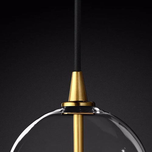 Moderne Pendelleuchte aus Glas für elegante Innendekoration - vue 6 sur 10