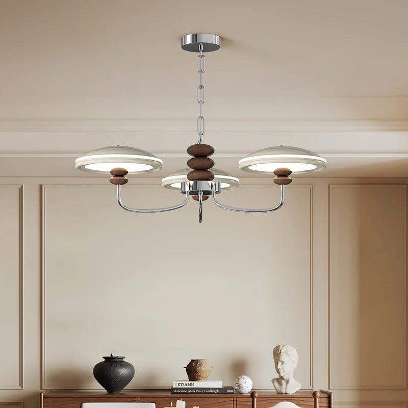 lustre rétro haut de gamme en coque d'oeuf américain style médiéval - vue 6 sur 8