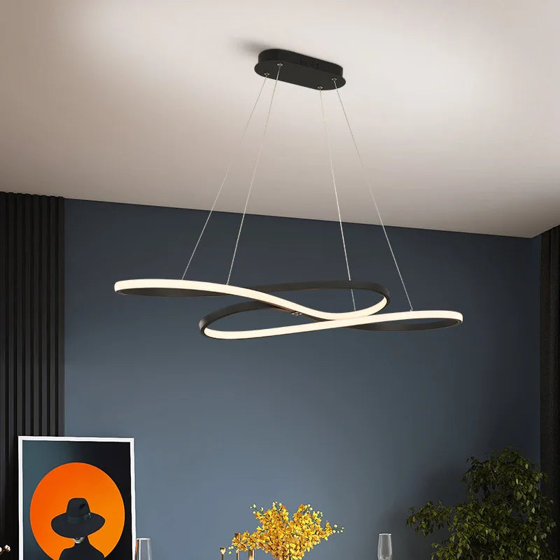 plafonnier led moderne avec télécommande pour éclairage intérieur - vue 6 sur 10